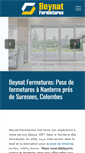 Mobile Screenshot of beynat-fermetures.com